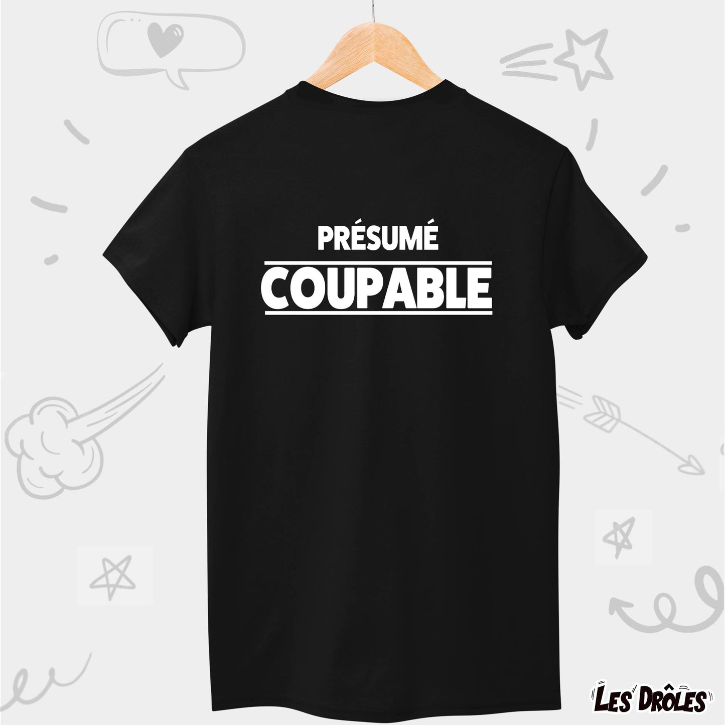 DUO "Coupable / Complice" | T-shirt Humour Adulte et Enfant