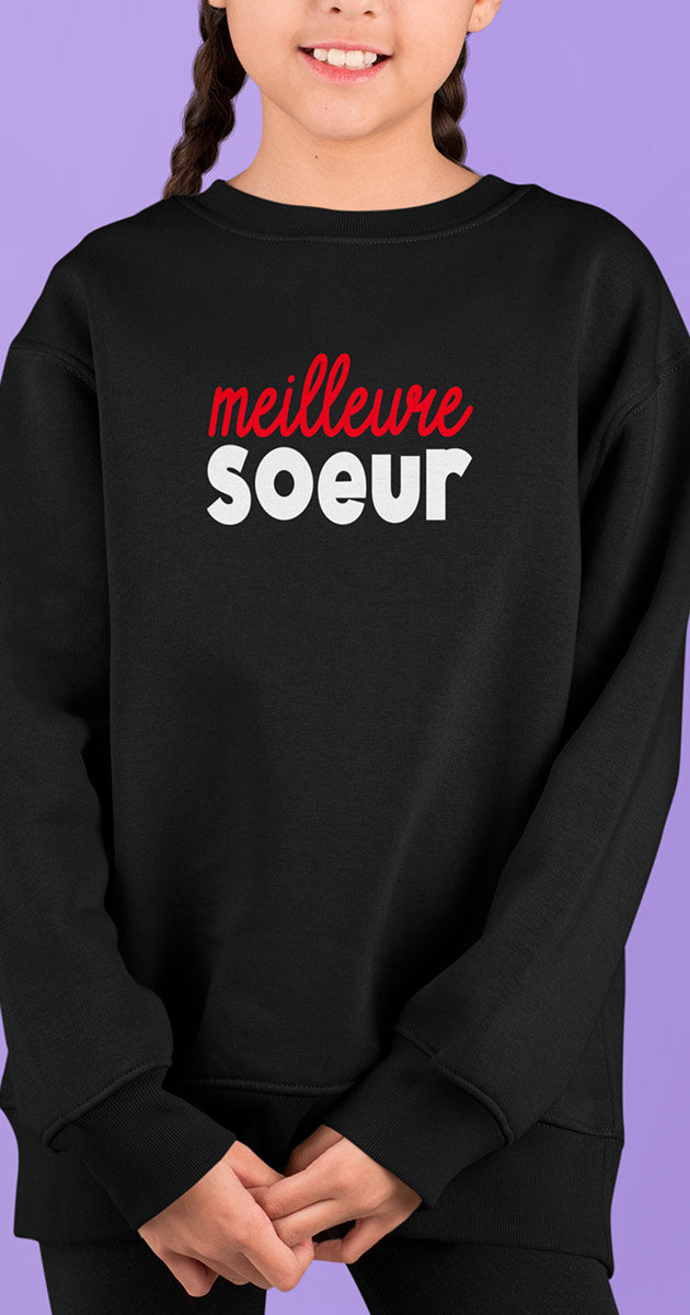 pull enfant fille meilleure soeur les droles shop