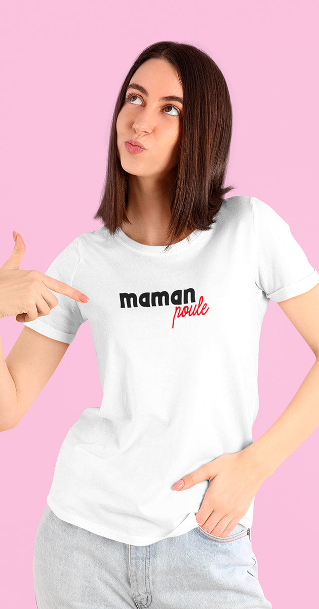 t-shirt maman poule les droles shop