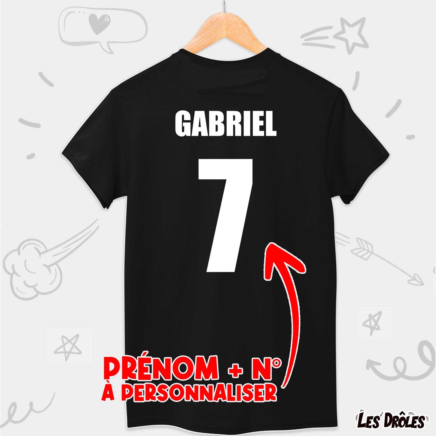 T-shirt Enfant Personnalisation Football