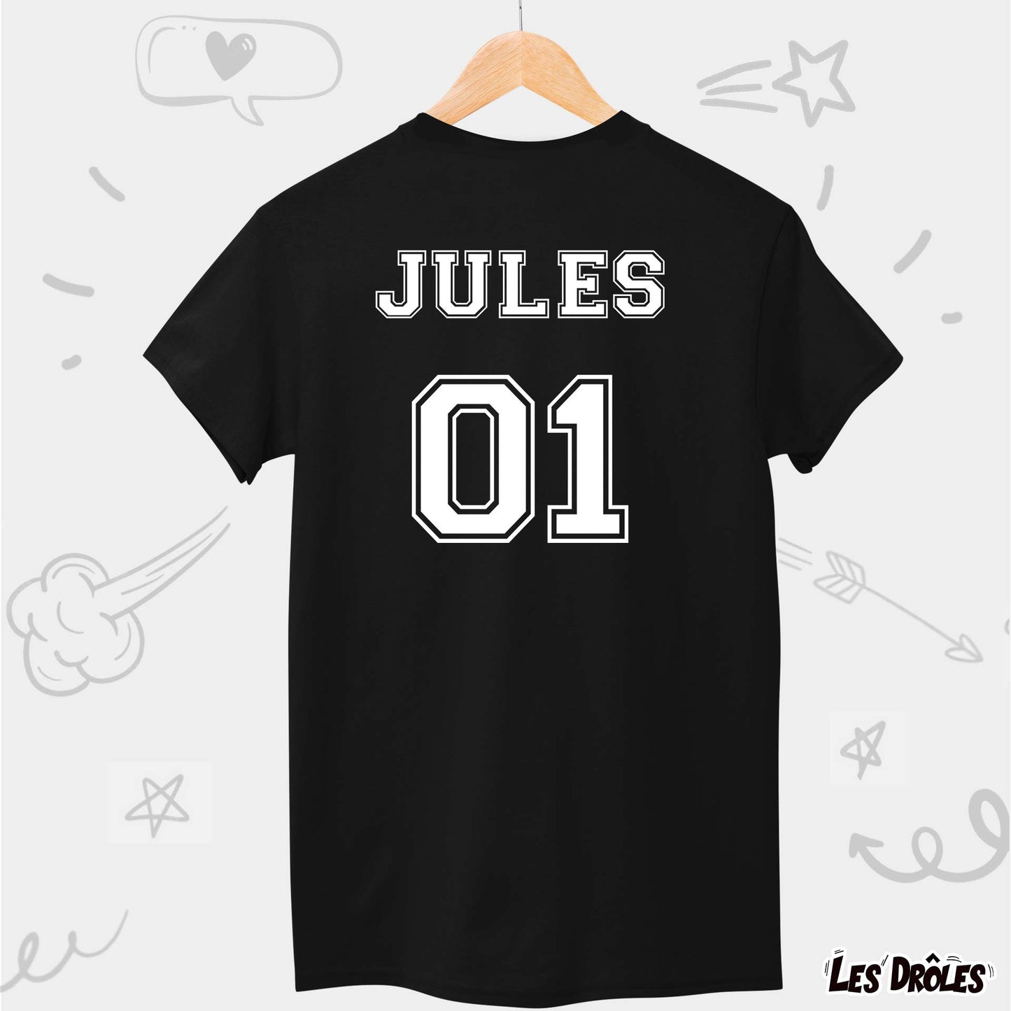 T-shirt Enfant Personnalisation Foot Américain