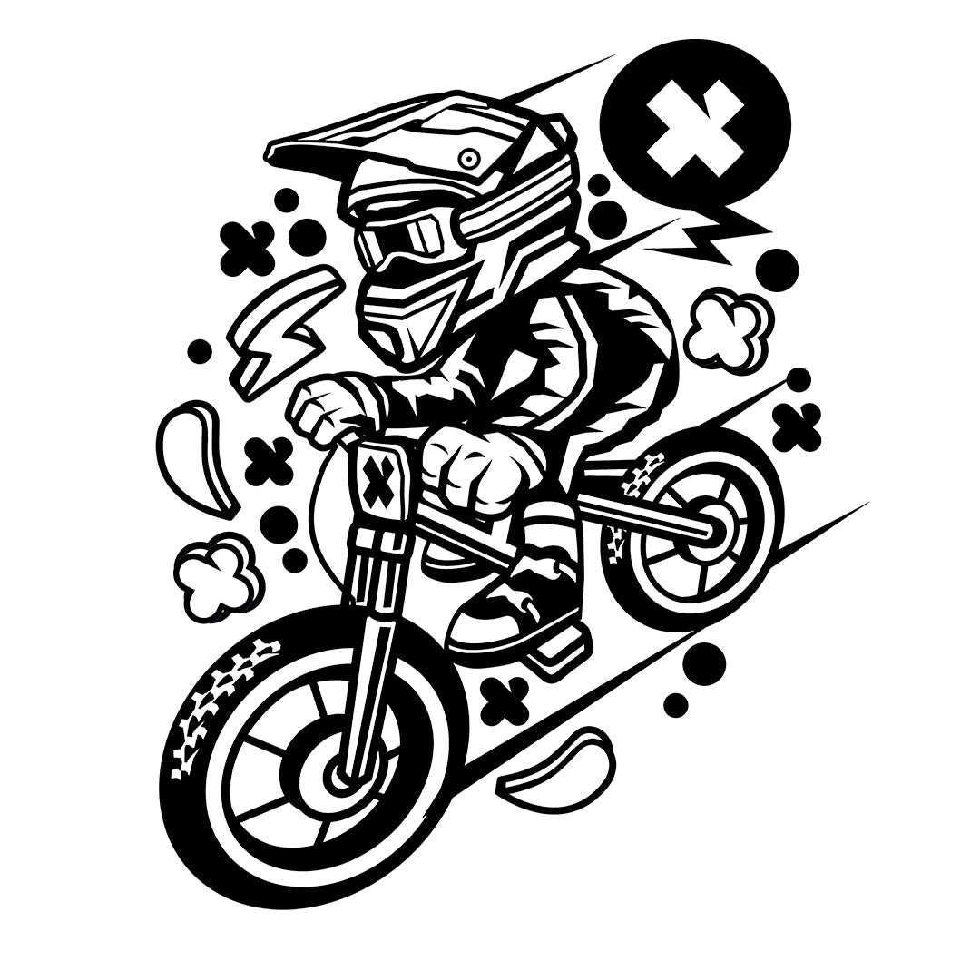 MOTOCROSS | T-shirt drôle enfant