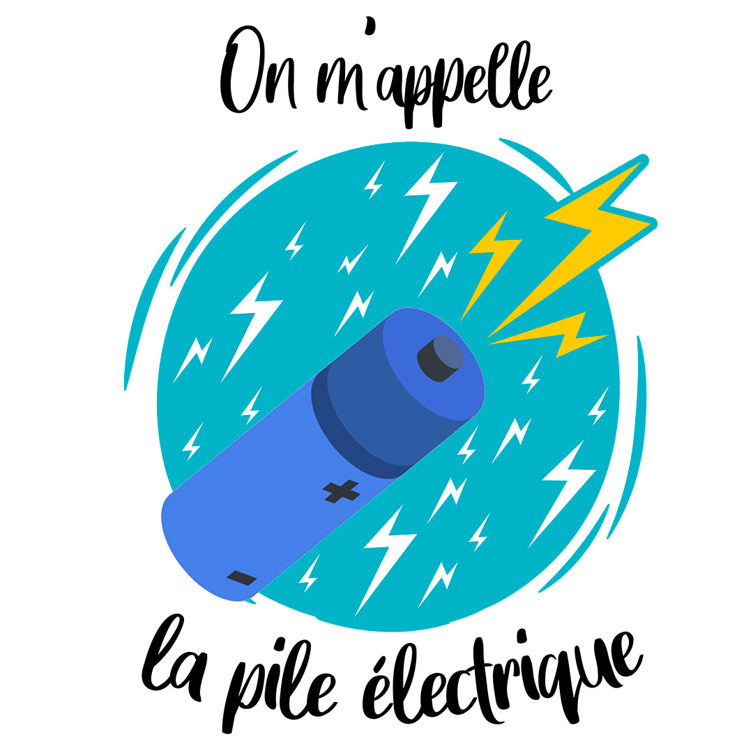 PILE ELECTRIQUE | T-shirt drôle enfant