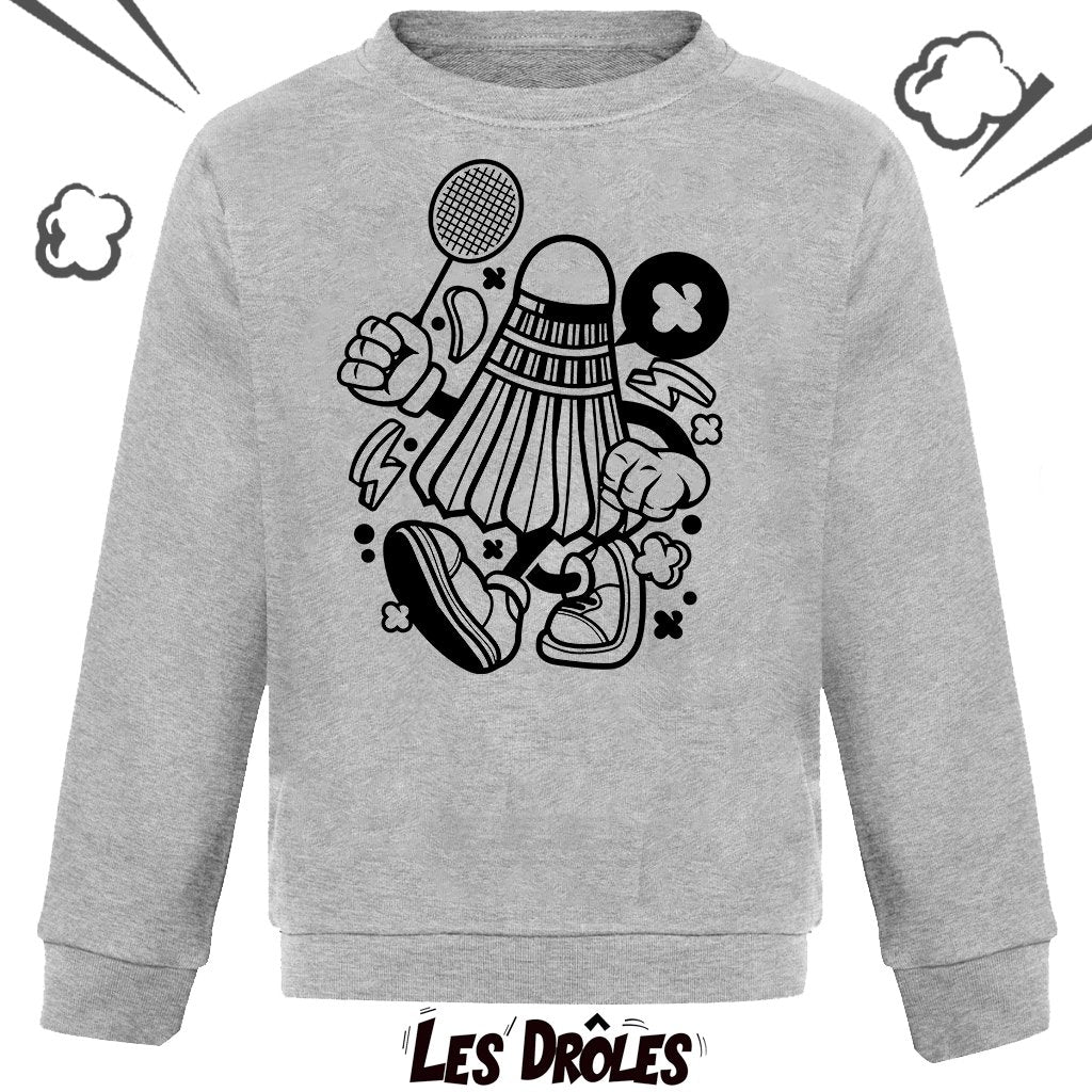 OFFRE LANCEMENT | Pull Enfant Drôle "BADMINTON"
