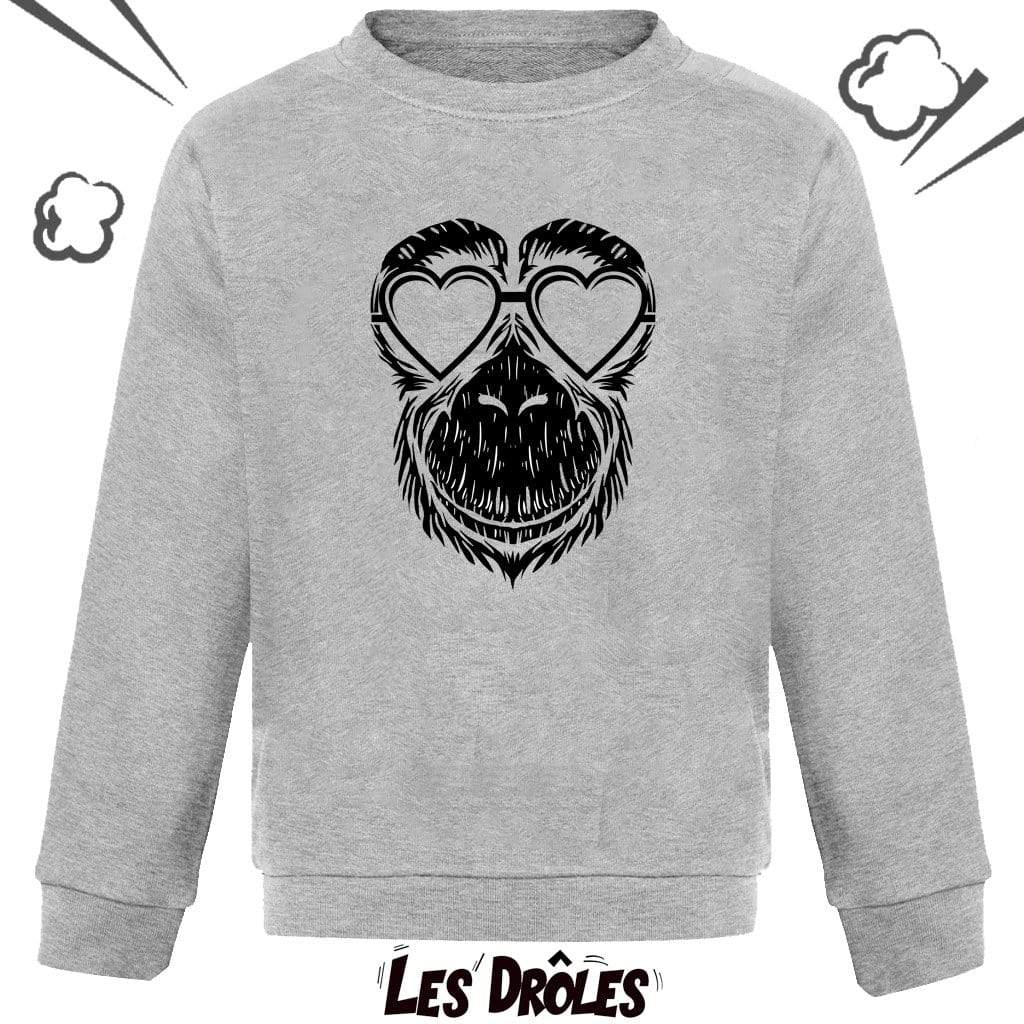 OFFRE LANCEMENT | Pull Enfant Drôle "SINGE LOVE"