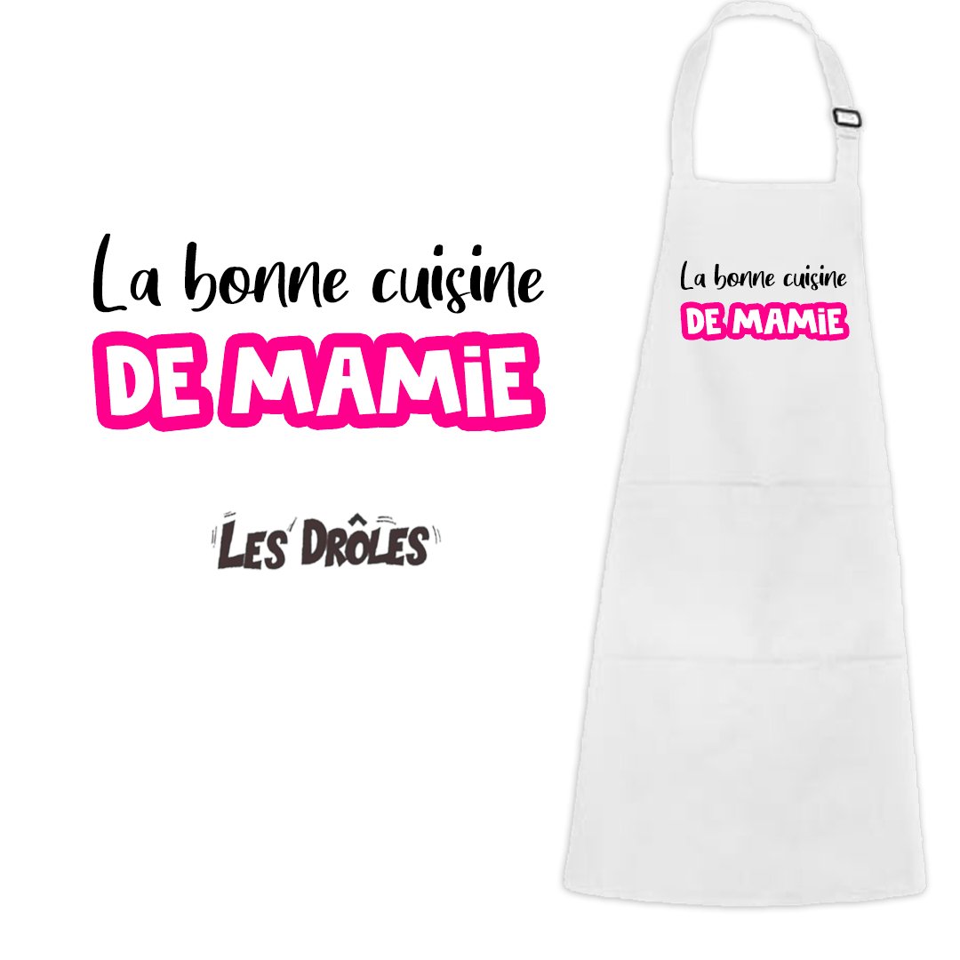 OFFRE LANCEMENT | Tablier de cuisine "BONNE CUISINE DE MAMIE"