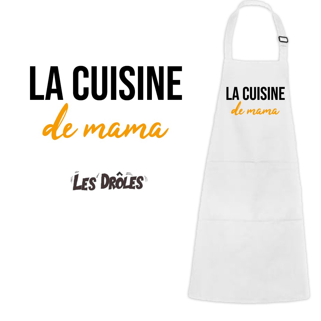 OFFRE LANCEMENT | Tablier de cuisine " LA CUISINE DE MAMA"