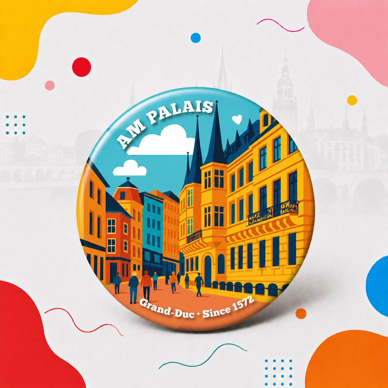 Pack de 6 Magnets Luxembourg – La Collection Complète