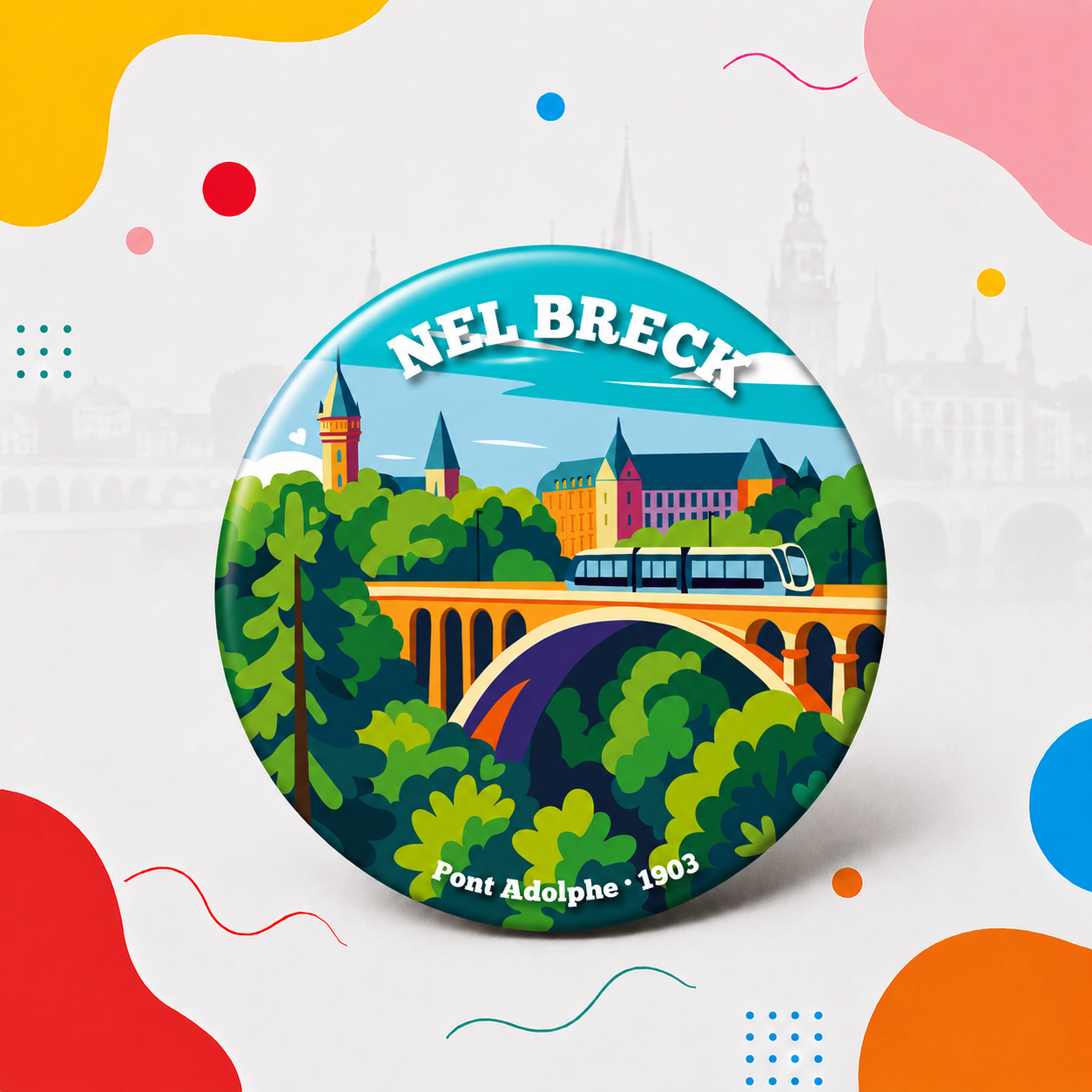 Pack de 6 Magnets Luxembourg – La Collection Complète