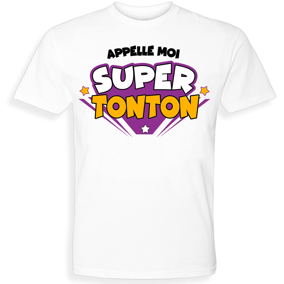 SUPER TONTON  | T-shirt drôle adulte