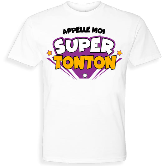 SUPER TONTON  | T-shirt drôle adulte