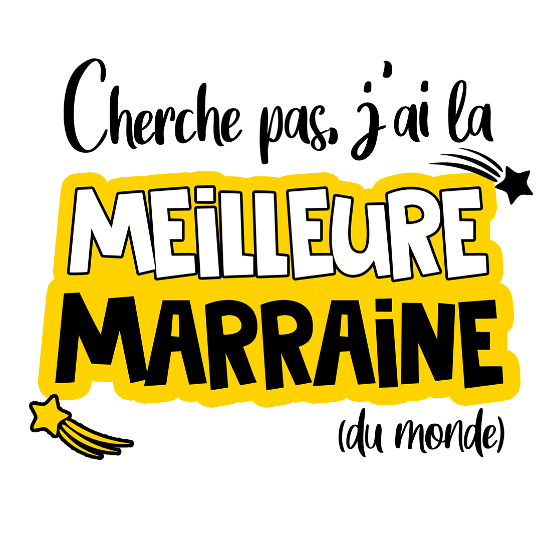 MEILLEURE MARRAINE | T-shirt drôle enfant