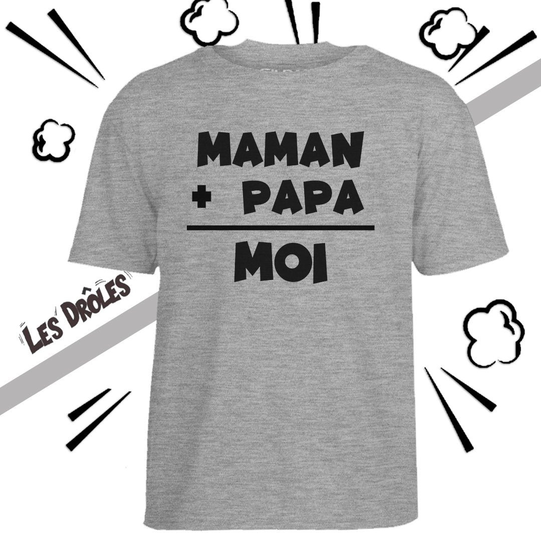 NOUVEAUTÉ | T-shirt enfant MAMAN+PAPA