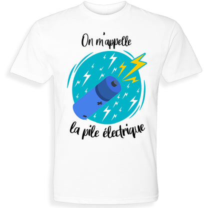 PILE ELECTRIQUE | T-shirt drôle enfant