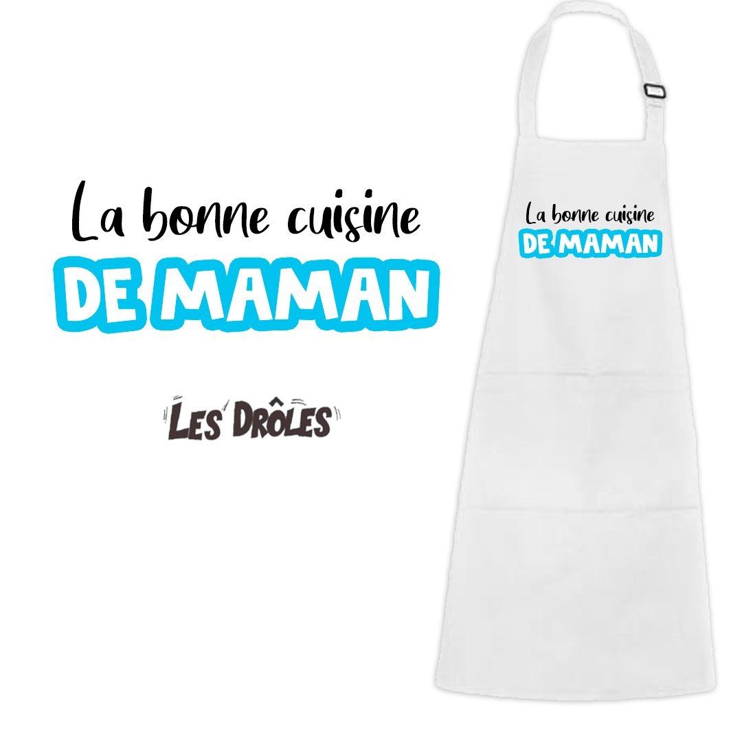 OFFRE LANCEMENT | Tablier de cuisine "BONNE CUISINE DE MAMAN"