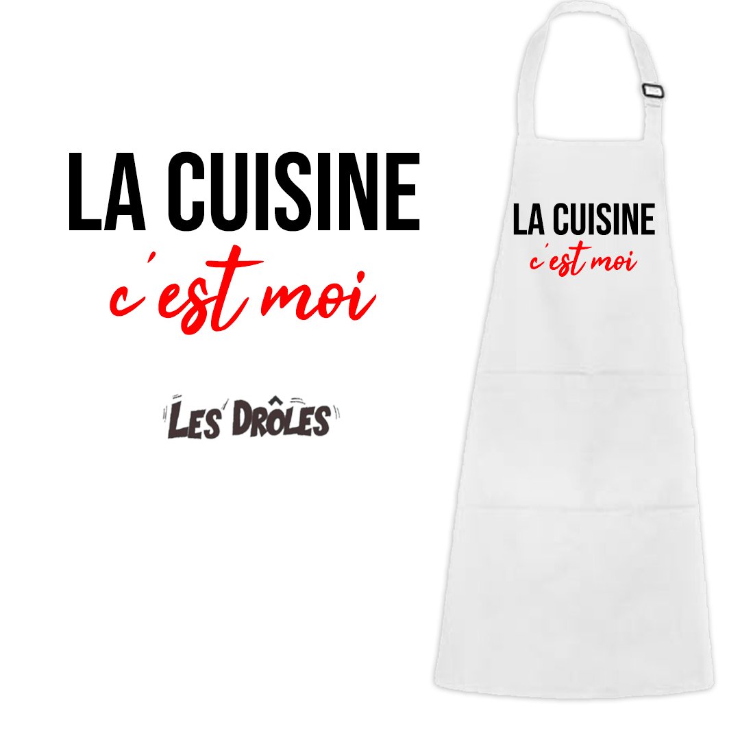 OFFRE LANCEMENT | Tablier de cuisine " LA CUISINE C'EST MOI"